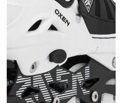 Raven Oxen WHITE ALU juniorské inline brusle