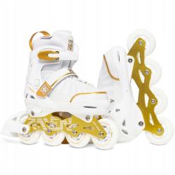 Raven Oxen White/Gold dětské brusle 2v1