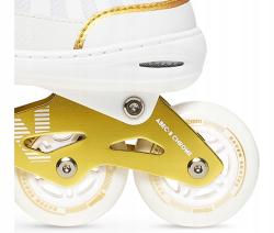 Raven Oxen White/Gold dětské brusle 2v1