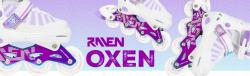 Raven Oxen White/Neo Chrome 2v1 detské korčule