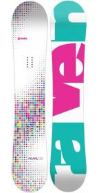 Raven Pearl white dětský snowboard + Beany Kido vázání