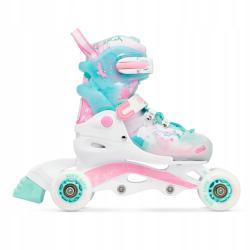Raven Princess 3v1 MINT/PINK dětské kolečkové brusle