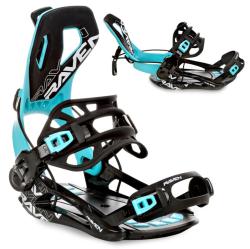 Raven PRO Marble Carbon Mint dámský snowboard + Raven Fastec FT360 black/mint vázání