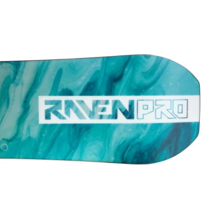 Raven PRO Marble Carbon Mint snowboard + Raven Fastec FT360 black/mint vázání + Raven Diva MOZ black/mint boty