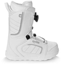 Raven PRO Marble Carbon Mint snowboard + Raven S230 Black vázání + Raven Pearl white ATOP boty