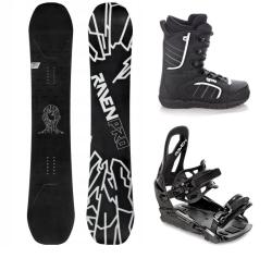 Raven PRO OpenMind Carbon snowboard + Raven S230 Black viazanie + Raven Target obuv