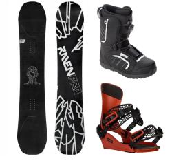 Raven PRO OpenMind snowboard + Gravity Drift brick viazanie + Raven Target ATOP obuv