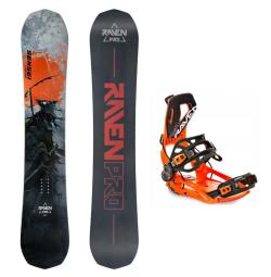 Raven PRO Sensei Carbon snowboard + Raven RAGE Fastec FT360 orange vázání + sleva 400,- na příslušenství Raven PRO Sensei Carbon snowboard + Raven RAGE Fastec FT360 orange vázání + sleva 400,- na příslušenství