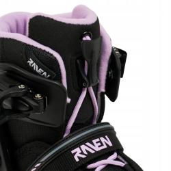 Raven Profession PLUS Black/Lila dětské kolečkové brusle