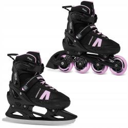 Raven Profession PLUS Black/Lila 2v1 dětské brusle