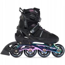 Raven Profession PLUS Black/Neo Chrome dětské kolečkové brusle