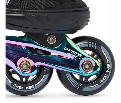 Raven Profession PLUS Black/Neo Chrome dětské kolečkové brusle
