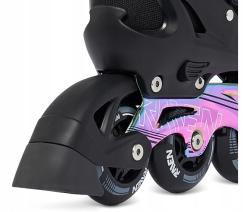 Raven Profession PLUS Black/Neo Chrome dětské kolečkové brusle