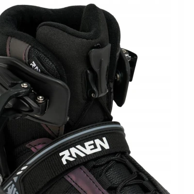 Raven Profession PLUS Black/Neo Chrome dětské kolečkové brusle
