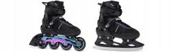 Raven Profession PLUS Black/Neo Chrome 2v1 dětské brusle