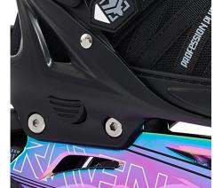 Raven Profession PLUS Black/Neo Chrome 2v1 dětské brusle