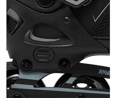 Raven Pulse PRO black FitGo 2v1 kolečkové brusle