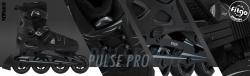 Raven Pulse PRO black FitGo 2v1 kolečkové brusle