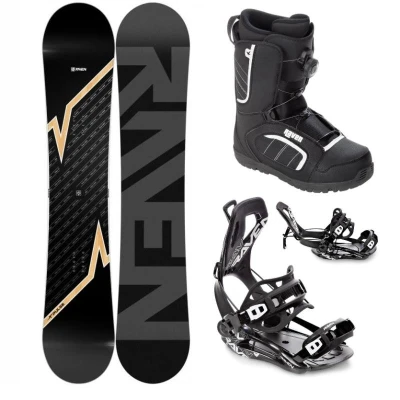 Raven Pulse snowboard + Raven Fastec FT360 black vázání + Raven Target ATOP obuv Raven Pulse snowboard + Raven Fastec FT360 black vázání + Raven Target ATOP obuv