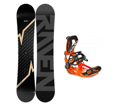 Raven Pulse snowboard + Raven Fastec FT360 orange vázání + sleva 400,- na příslušenství Raven Pulse snowboard + Raven Fastec FT360 orange vázání + sleva 400,- na příslušenství