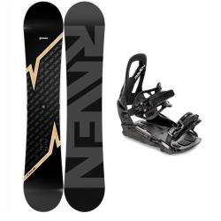 Raven Pulse snowboard + Raven S230 Black viazanie