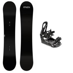 Raven Pure black pánsky snowboard + Raven S230 Black viazanie