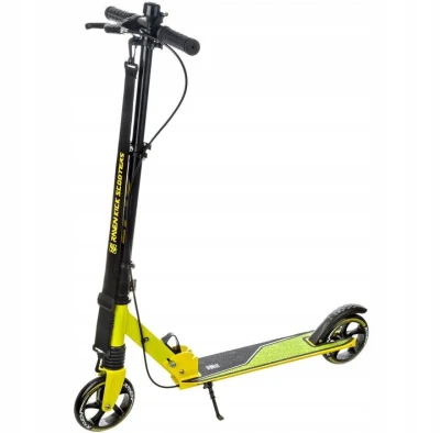 Raven Epic 145mm lime koloběžka s ruční brzdou a odpružením Raven Epic 145mm lime koloběžka s ruční brzdou a odpružením