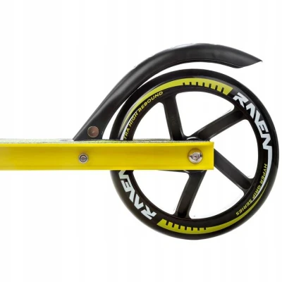 Raven Epic 145mm lime koloběžka s ruční brzdou a odpružením