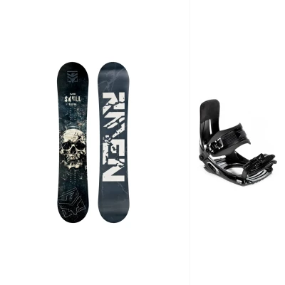 Raven Skull Super Wide snowboard + Croxer MP180 snb vázání