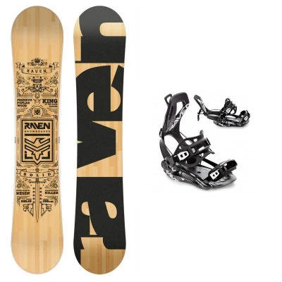 Raven Solid classic snowboard + Raven FT360 black vázání + sleva 300,- na příslušenství Raven Solid classic snowboard + Raven FT360 black vázání + sleva 300,- na příslušenství