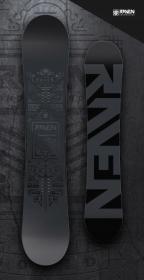 Raven Solid steel snowboard + Raven Fastec FT360 black vázání