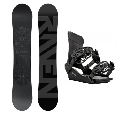Raven Solid steel snowboard + Raven PRO King black snowboardové vázání + sleva 200,- na příslušenství Raven Solid steel snowboard + Raven PRO King black snowboardové vázání + sleva 200,- na příslušenství
