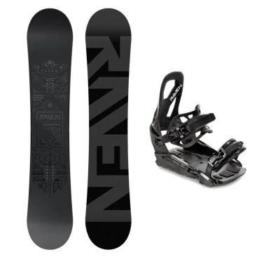 Raven Solid steel snowboard + Raven S230 Black snowboardové vázání + sleva 300,- na příslušenství Raven Solid steel snowboard + Raven S230 Black snowboardové vázání + sleva 300,- na příslušenství
