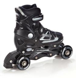 Raven Spirit black dětské brusle 4v1 POUZE EU 37-40, pánský (hokejový) (VÝPRODEJ)