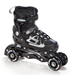 Raven Spirit black dětské brusle 4v1 POUZE EU 37-40, pánský (hokejový) (VÝPRODEJ)