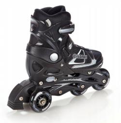 Raven Spirit black dětské brusle 4v1 POUZE EU 37-40, pánský (hokejový) (VÝPRODEJ)