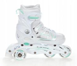 Raven Spirit white/mint dětské brusle 4v1 POUZE EU 40-43, dámský (se zoubky) (VÝPRODEJ)