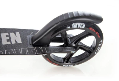 Raven Straight black 200 mm skládací koloběžka s ruční brzdou