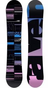 Raven Supreme black dámský snowboard + Raven FT360 black vázání