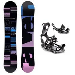 Raven Supreme black dámský snowboard + Raven FT360 black vázání Raven Supreme black dámský snowboard + Raven FT360 black vázání