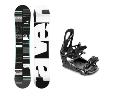 Raven Supreme black/mint dámský snowboard + Raven S230 Black vázání + sleva 300,- na příslušenství Raven Supreme black/mint dámský snowboard + Raven S230 Black vázání + sleva 300,- na příslušenství