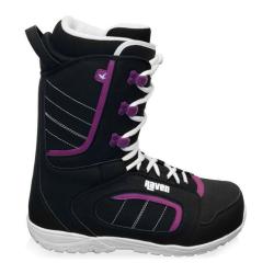 Raven Supreme black snowboard + Raven Fastec FT360 black/fuchsia vázání + Raven Diva boty