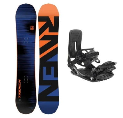 Raven Trench Carbon pánský snowboard + Hatchey Tactic snowboardové vázání Raven Trench Carbon pánský snowboard + Hatchey Tactic snowboardové vázání