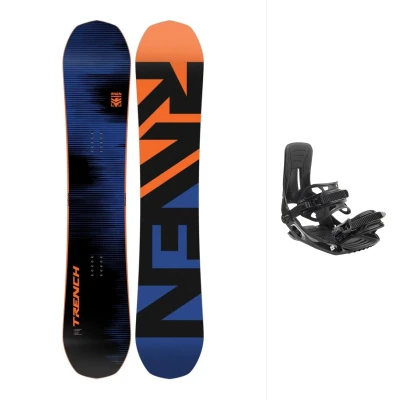 Raven Trench Carbon pánský snowboard + Hatchey Tactic snowboardové vázání