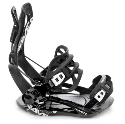Raven Fastec FT360 black snowboardové vázání + sleva 200,- na příslušenství