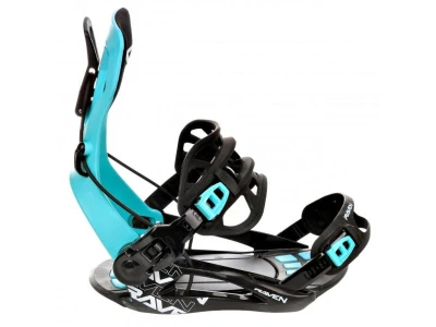 Raven Fastec FT360 black/mint dámské snowboardové vázání + sleva 200,- na příslušenství