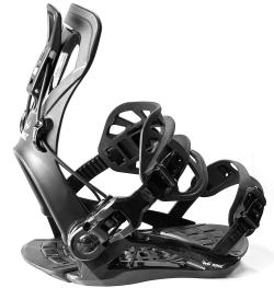Raven RAGE Fastec FT360 black snowboardové vázání