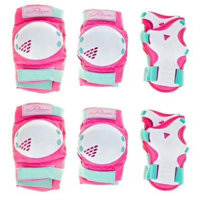 Raven Verba Mint/Pink, dětské sada chráničů POUZE M (VÝPRODEJ)