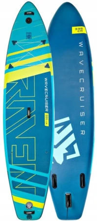 Raven WaveCruiser 10′12″ Blue/Lime 335cm paddleboard set