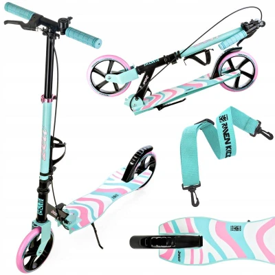 Raven Zea Mint/Pink ABEC9 200mm koloběžka s ruční brzdou Raven Zea Mint/Pink ABEC9 200mm koloběžka s ruční brzdou